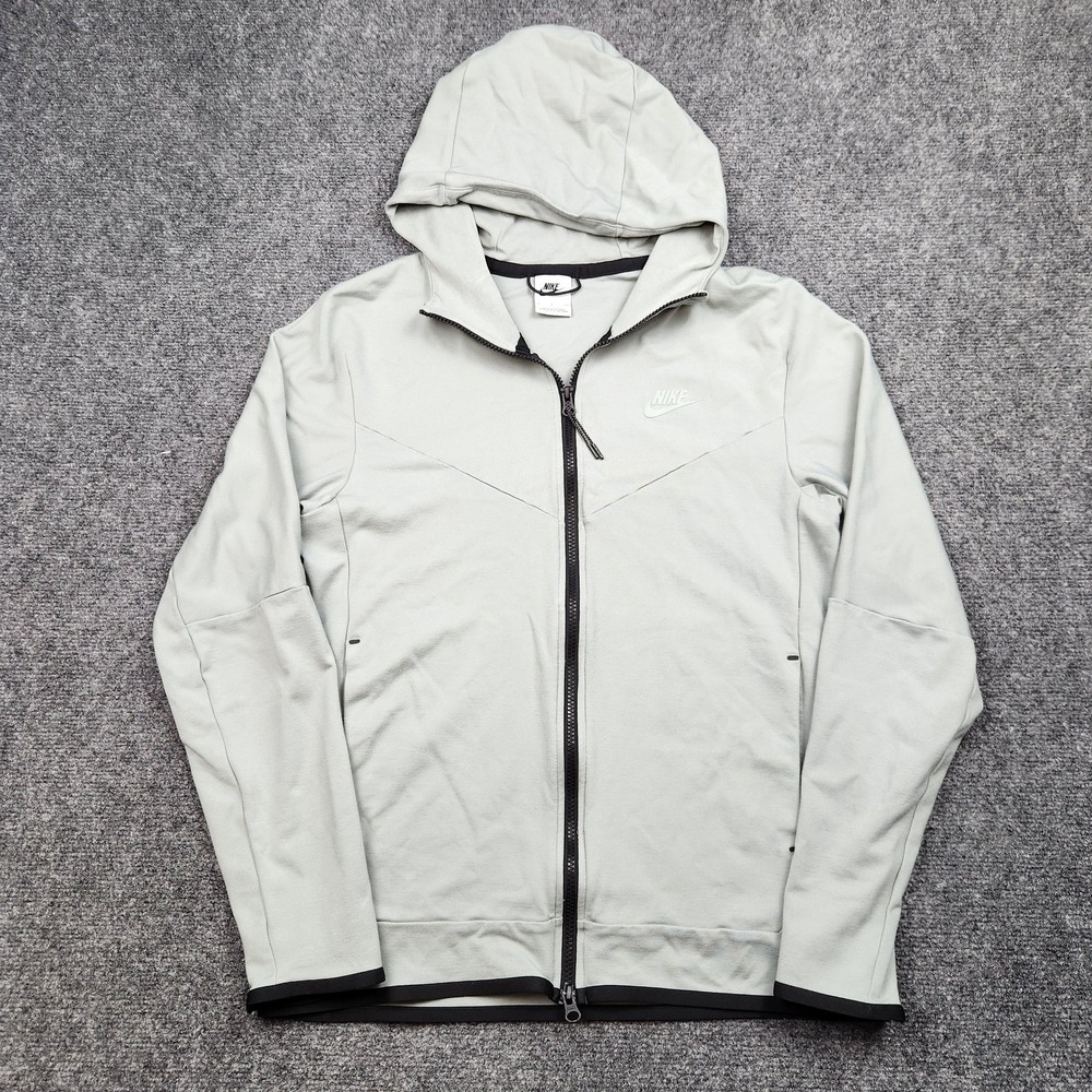 Nike‎ Tech Fleece Hoodie Sweatshirt Mens Small Gray Full Zip Athletic Jacket